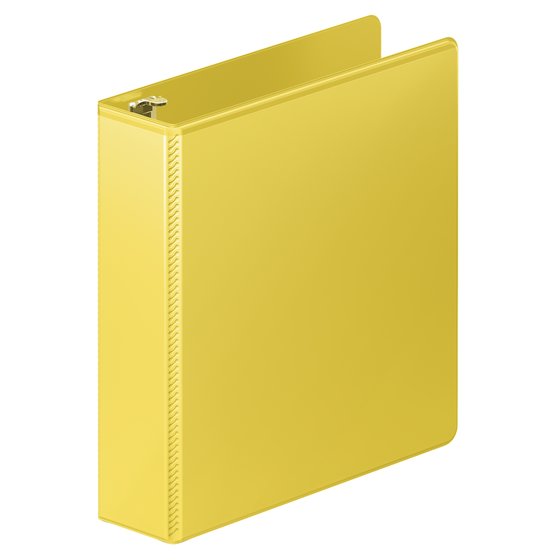 staples better binder 2 inch yellow 20248