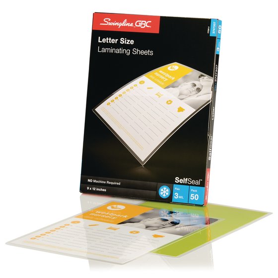 swingline laminators cold lamination supplies swingline gbc heavy duty laminating sheets